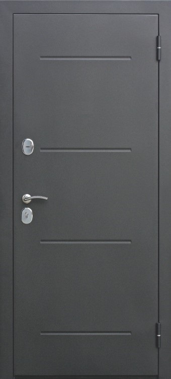 Феррони Входная дверь 11 см Изотерма серебро Зеркало фацет, арт. 0003826 - фото №1 (внешняя сторона)